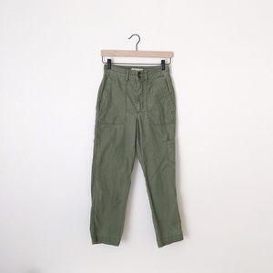 Madewell High Waisted Utility Cargo Pants